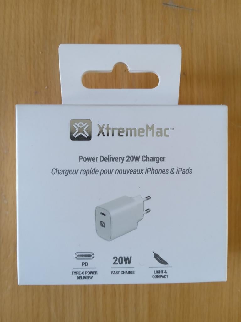 XtremeMac power delivery 20w USB-C snellader wit NIEUW, Ophalen of Verzenden, Nieuw, Apple iPhone