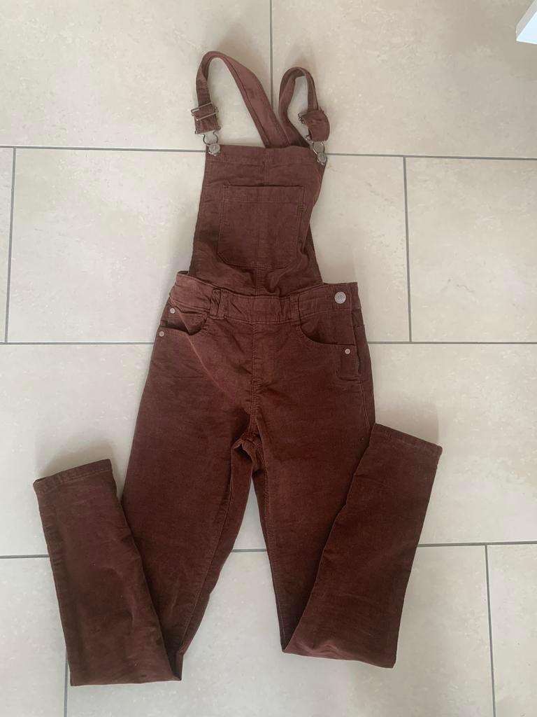 Nieuw bruine tuinbroek broek WE maat 146, Ophalen of Verzenden, Nieuw, Meisje, Broek