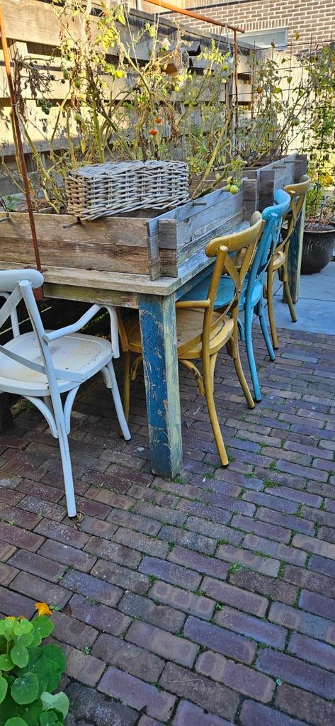 Aluminium buitenstoelen, Tuin en Terras, Tuinsets en Loungesets, Ophalen, Aluminium