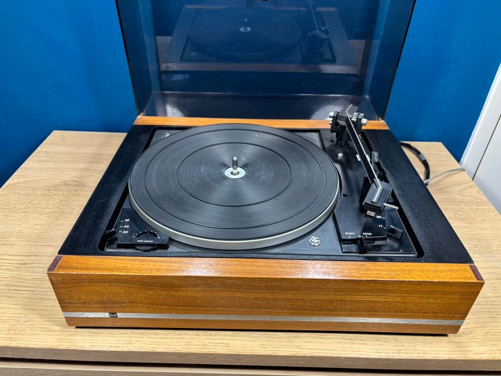 Platenspeler dual, Ophalen, Geen, Zo goed als nieuw, Dual