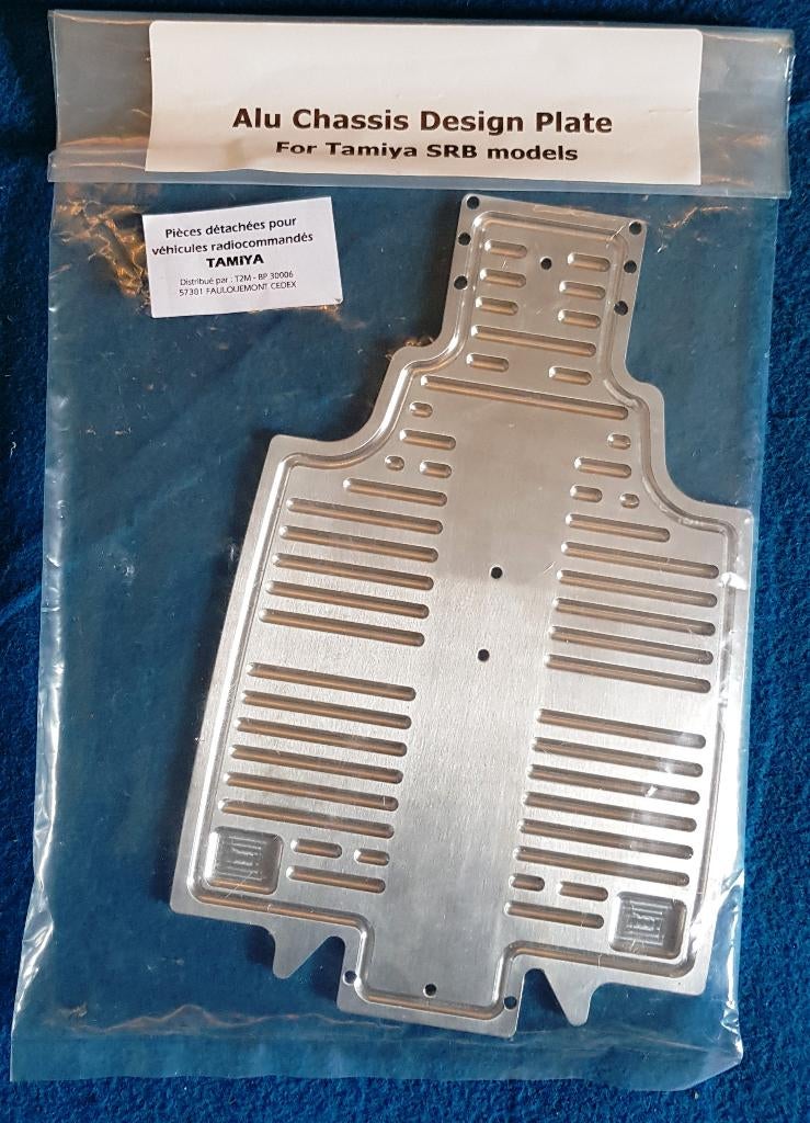 Aluminum Chassis Design Plate voor Tamiya SRB modellen, Elektro, Verzenden, Nieuw, Schaal 1:10