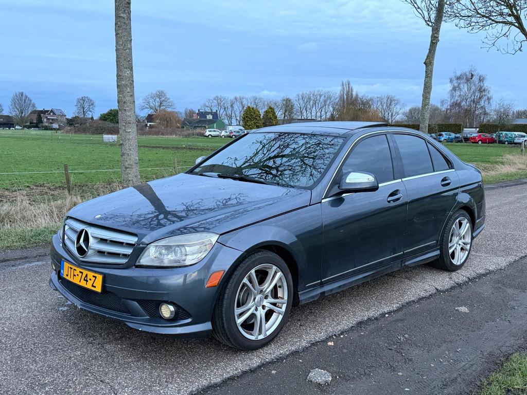 Mercedes-Benz C-klasse 350 Elegance AMG pakket APK 01-2027 A, Auto's, Achterwielaandrijving, Zwart, Sedan, Euro 4