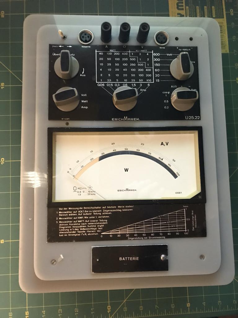 ErichMarek Watt Meetinstrument, Ophalen, Gebruikt, Multimeter