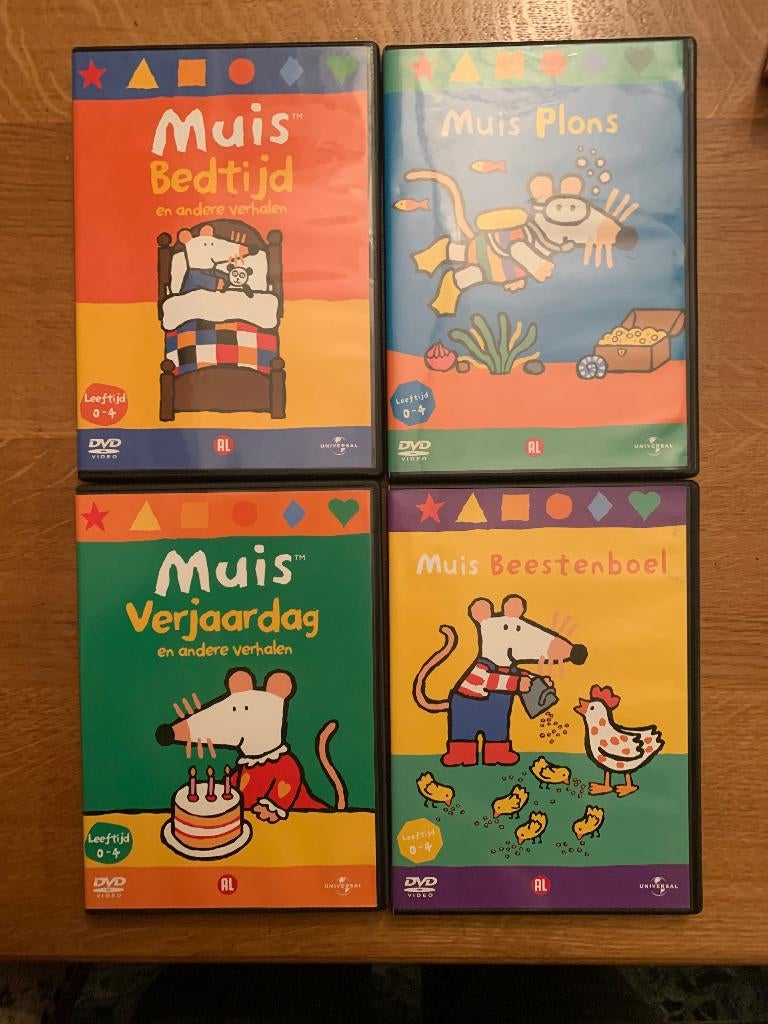 kinder DVD's Muis Lucy Cousins, Cd's en Dvd's, Dvd's | Kinderen en Jeugd, Alle leeftijden, Ophalen, Zo goed als nieuw