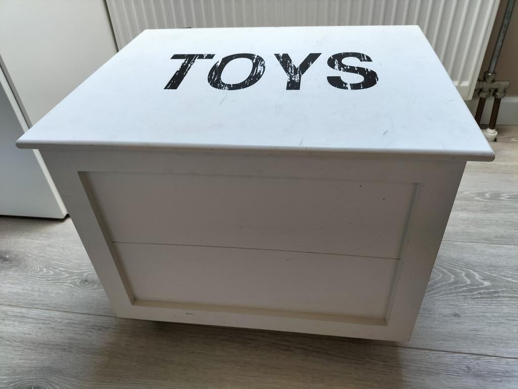 Handige toys-/speelgoedkist op wieltjes, Ophalen, Minder dan 50 cm, Gebruikt, 50 tot 100 cm