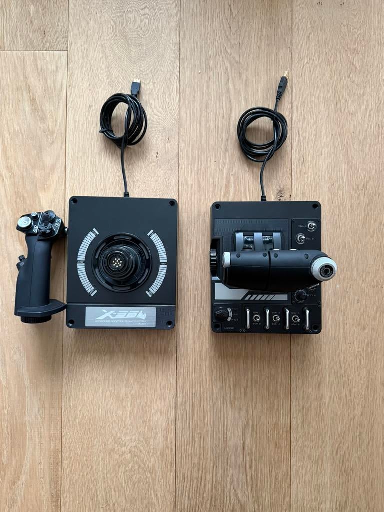 Logitech X56 HOTAS Flight Stick + Throttle, Ophalen, Zo goed als nieuw