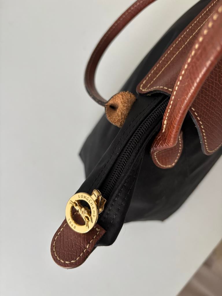 Longchamp tas, Ophalen of Verzenden, Zo goed als nieuw, Zwart, Handtas