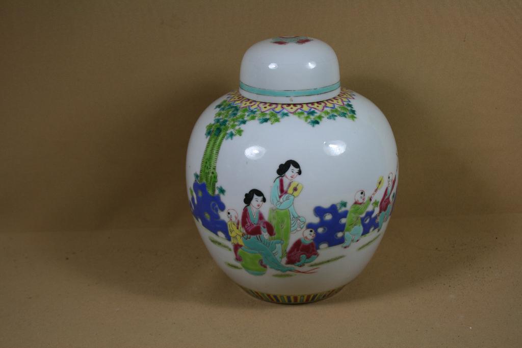 Grote Chinese gemberpot gemerkt, Ophalen of Verzenden