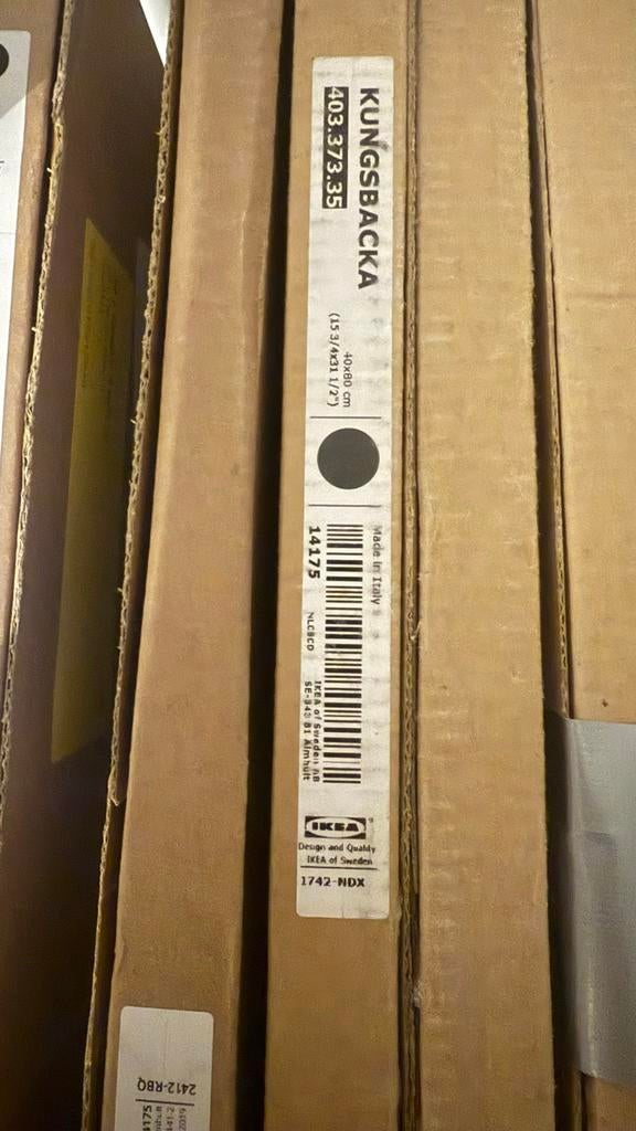 IKEA KUNGSBACKA Keukenfronten en Elementen Zwart, Ophalen of Verzenden, Zo goed als nieuw, Zwart, Overige typen