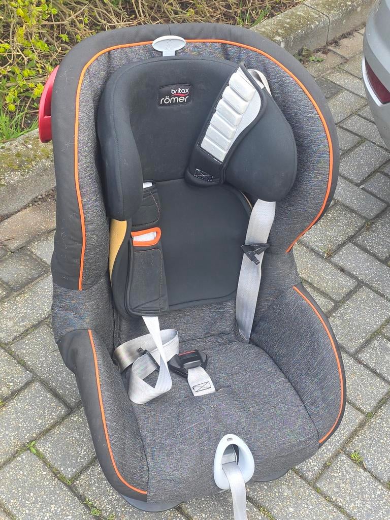 Britax Römer KING II LS autostoel - Zwart/Oranje, Kinderen en Baby's, Autostoeltjes, Romer, 9 t/m 18 kg, Verstelbare rugleuning