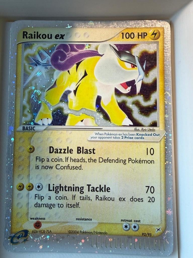 Raikou ex 92/95 (2004), Ophalen of Verzenden, Zo goed als nieuw, Losse kaart, Foil