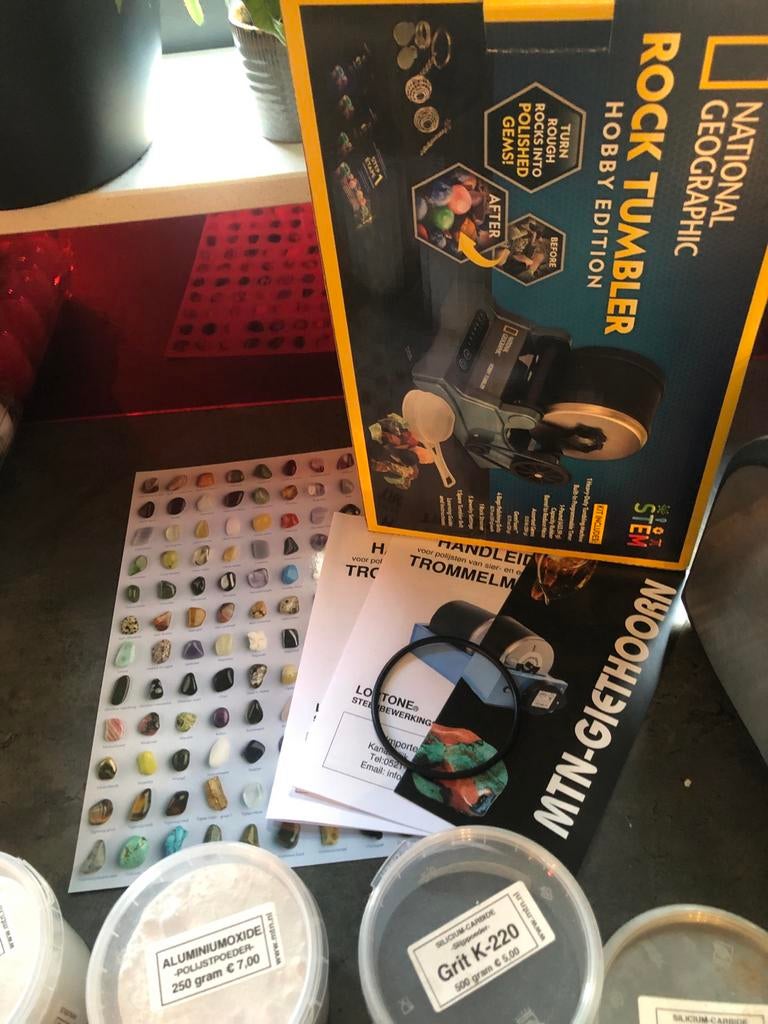 National Geographic Rock Tumbler, Ophalen of Verzenden, Gebruikt