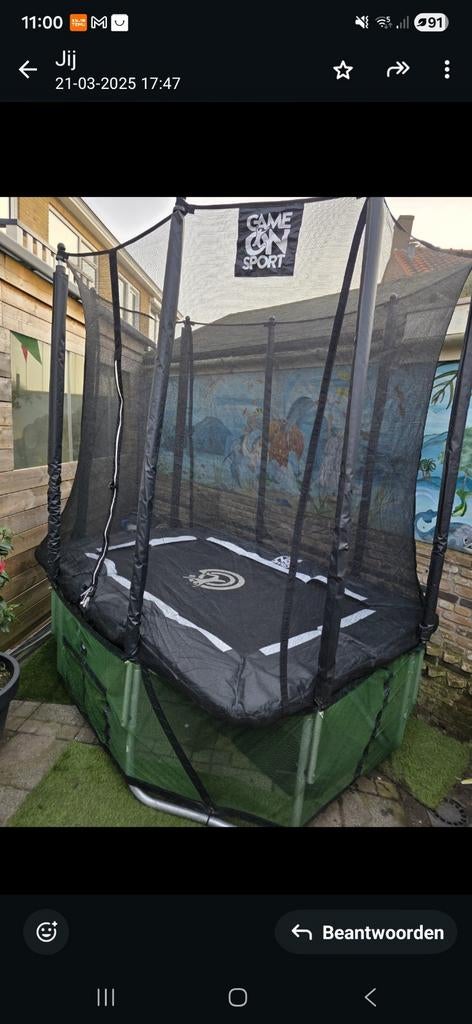 Game on sport trampoline, Ophalen, Gebruikt