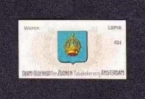 Wapen Lopik 1910 Oldenkott (624)., Ophalen of Verzenden, Zo goed als nieuw