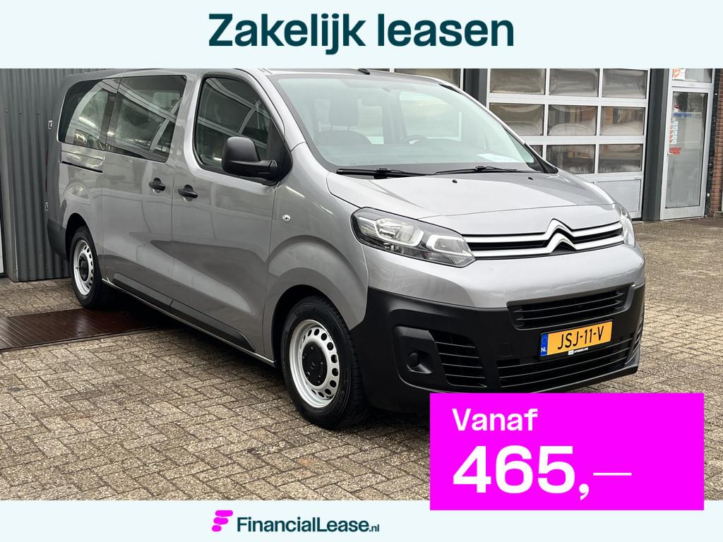 Citroën Jumpy 1.5 BlueHDi XL Marge BTW en BPM vrij! Airco C, Voorwielaandrijving, Stof, Origineel Nederlands, Bedrijf