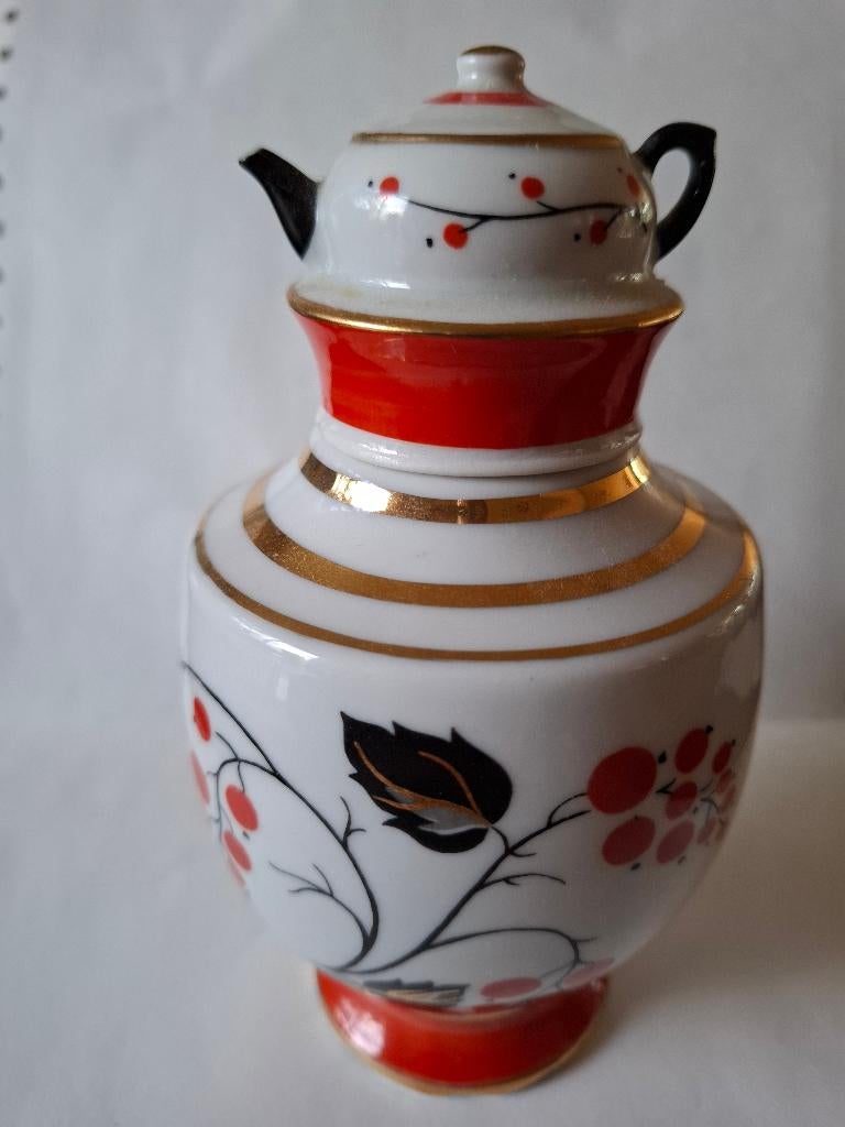 Vintage Lomonosov Russisch porseleinen karaf, Antiek en Kunst, Ophalen of Verzenden