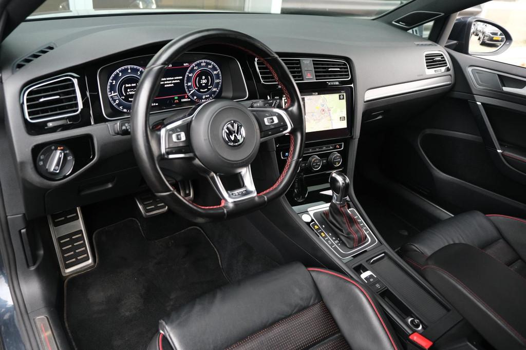 Volkswagen Golf 2.0 TSI GTI DSG Pano Leder Virtual Led Keyle, USB, Gebruikt, Zwart, 4 cilinders