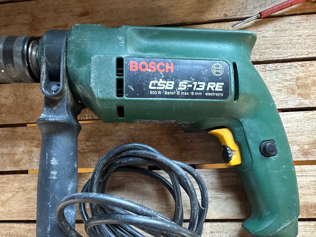 Bosch boormachine Csb 5-13-re, Boormachine, Gebruikt, Variabele snelheid, Ophalen of Verzenden