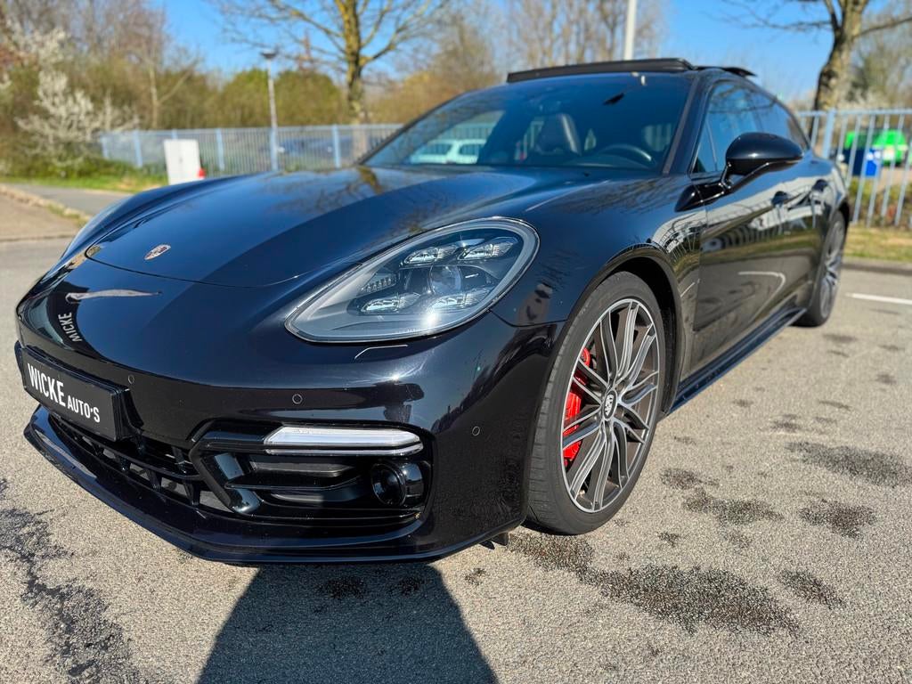 Porsche Panamera Sport Turismo 3.0 4 Softclose Pano Camera A, Gebruikt, 2995 cc, Zwart, Leder