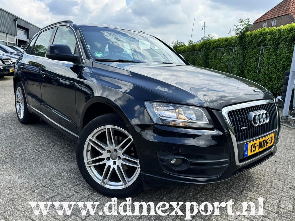 Audi Q5 2.0TFSI 211pk Automaat Quattro Navi/Leer/Pdc/Stoelve, Auto's, Automaat, Euro 5, Gebruikt, Zwart
