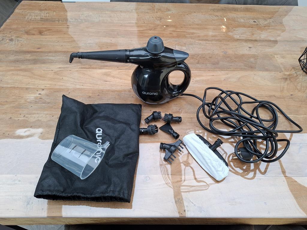 Auronic Stoomreiniger met Accessoires, Ophalen, Gebruikt, Stoomreiniger