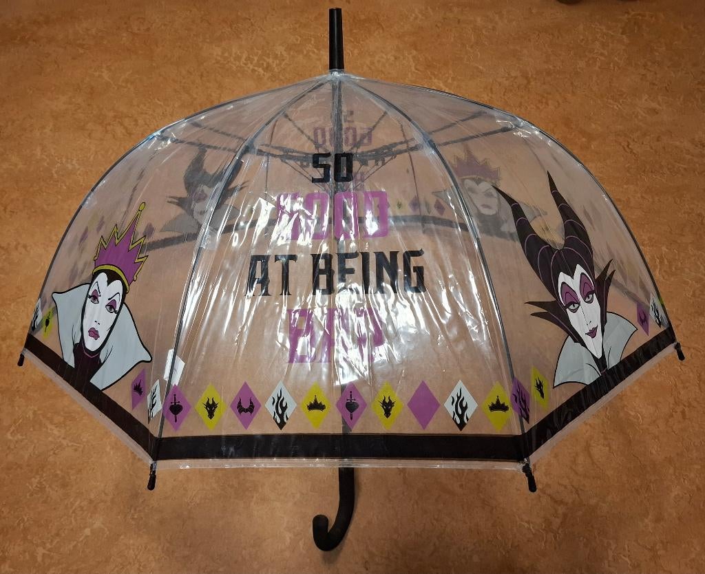 Disneyland Parijs Villains paraplu, Verzamelen, Disney, Ophalen of Verzenden, Overige figuren, Nieuw, Overige typen