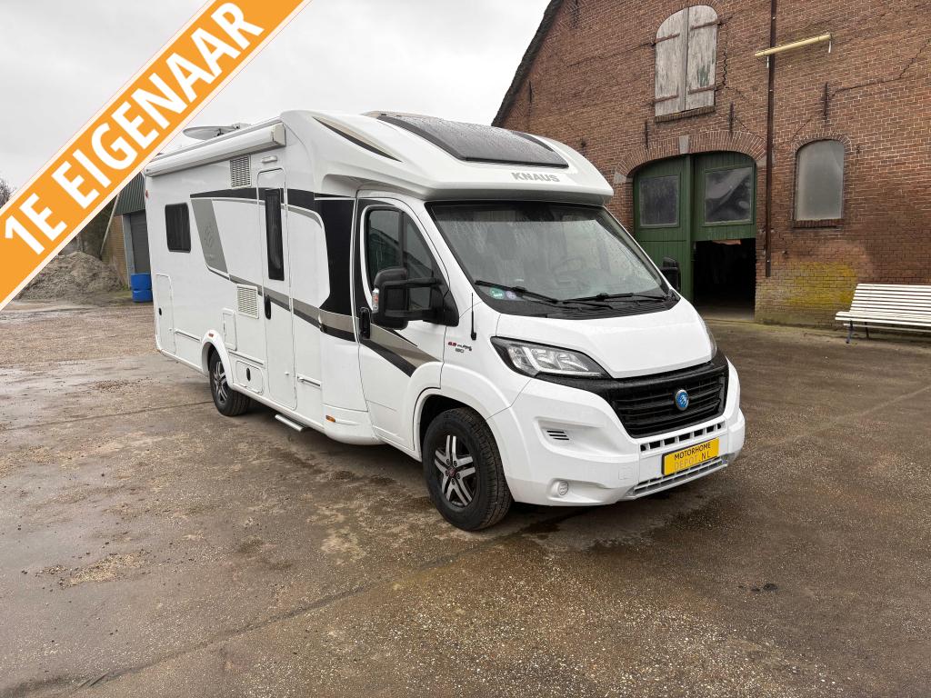 Knaus Sun TI 700|Automaat|2017|52000KM|150PK|Queensbed, Automaat, Fiat, 7 tot 8 meter, Diesel