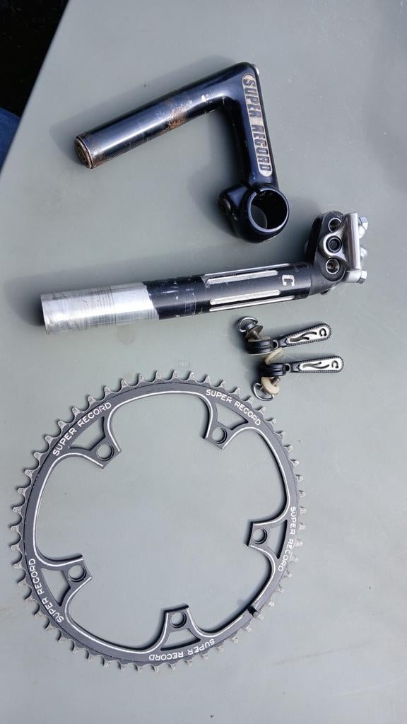 Chesini Zullini panto onderdelen Campagnolo Super Record, Fietsen en Brommers, Fietsonderdelen, Ophalen of Verzenden, Gebruikt