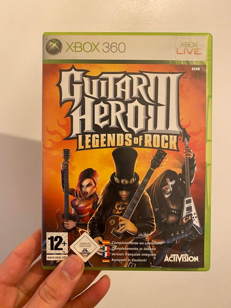 Guitar Hero III Legends of Rock Xbox 360, Muziek, Gebruikt, 2 spelers, Eén computer