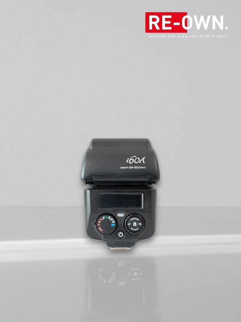 Nissin i60A Flitser for Fujifilm zoom 24-200mm (topstaat)., Overige merken, ., Nissin, Ophalen of Verzenden