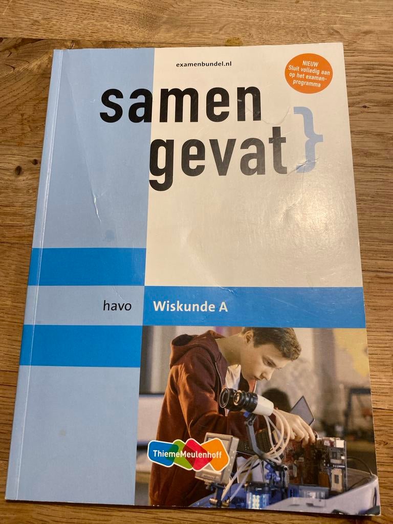 Samengevat havo Wiskunde A, Ophalen of Verzenden, Gelezen, HAVO, Wiskunde A