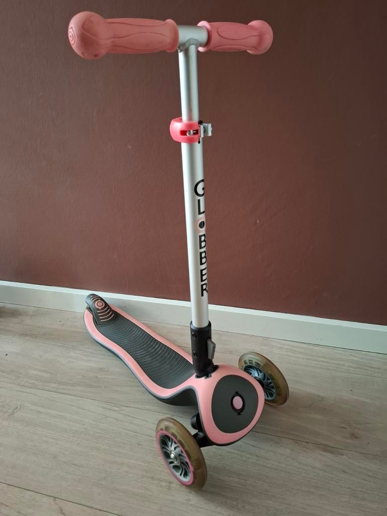 Globber step roze verstelbaar en inklapbaar, Fietsen en Brommers, Steps, Ophalen, Gebruikt, Gewone step, Globber