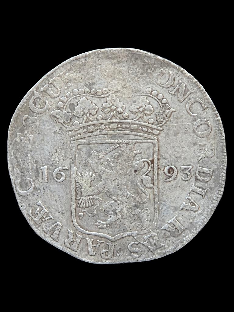Zilveren Dukaat Holland 1693, Vóór koninkrijk, Zilver, Losse munt, Overige waardes