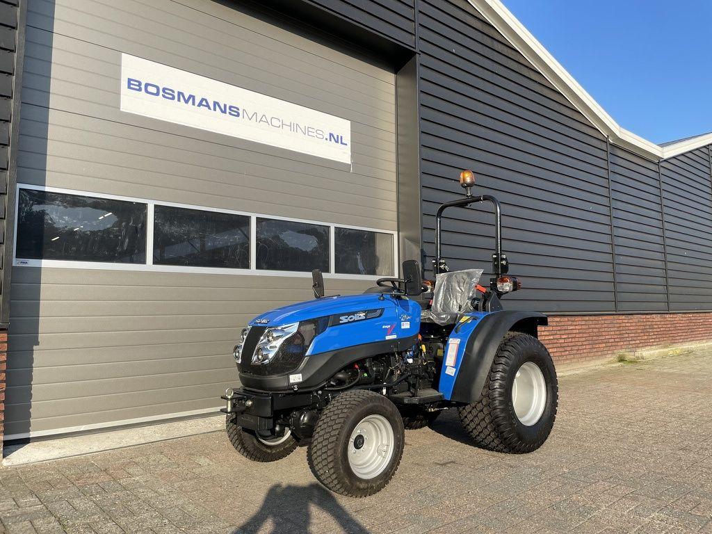 Solis 20 4WD (18.5 PK mitsubishi) minitractor NIEUW gazonban