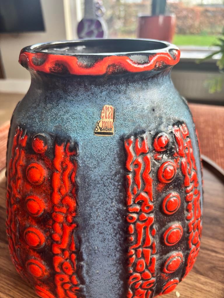 Vintage West-Duitse Fat Lava Vaas - Dümler & Breiden, Ophalen of Verzenden