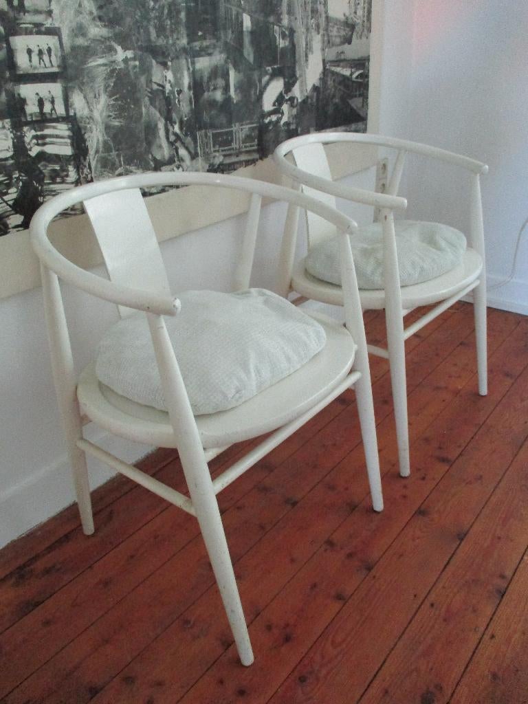 Twee Vintage Stoelen Sweden Retro, Verzamelen, Ophalen, Huis en Inrichting
