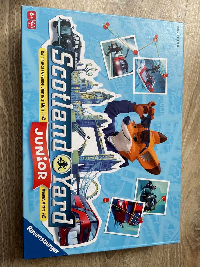Scotland Yard Junior bordspel Ravensburger - Als nieuw!, Ophalen of Verzenden, Zo goed als nieuw