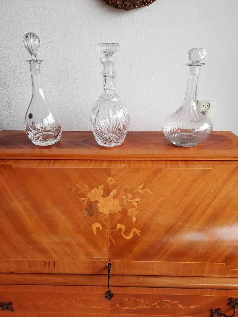 Set van 3 mooie karaffen, Ophalen of Verzenden