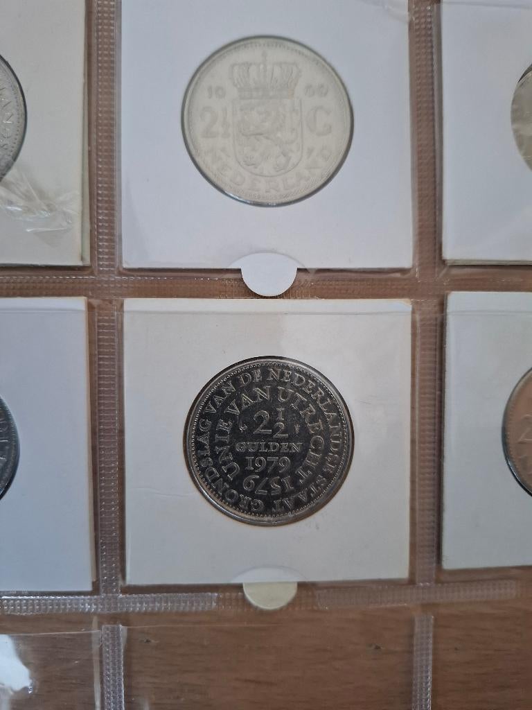 Rijksdaalders, Postzegels en Munten, Munten | Nederland, Ophalen of Verzenden, Koningin Juliana, 2½ gulden, Setje