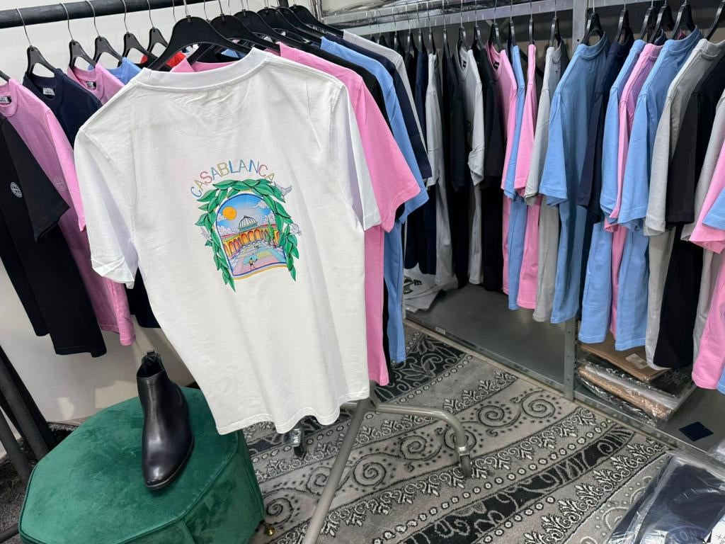 Casablanca T-shirt Wit Zomerse Print, Wit, Casablanca, Nieuw, Ophalen of Verzenden