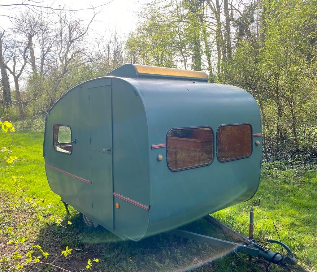 Teardrop oldtimer Kema Kolibri caravan, jaren 60., Overige merken, Particulier, 500 - 750 kg, Tot en met 4