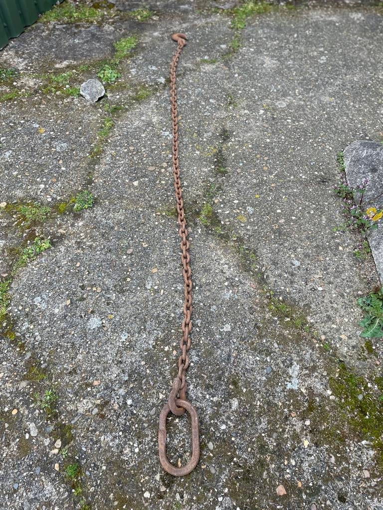 OERSTERKE IJZEREN SLEEPKETTING, Ophalen, Gebruikt