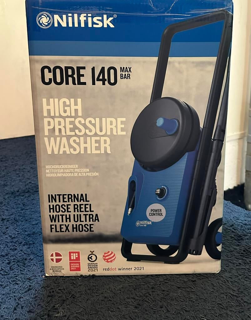 ZGAN Nilfisk Hogedrukreiniger levenslange garantie, Ophalen, Zo goed als nieuw, Elektrisch