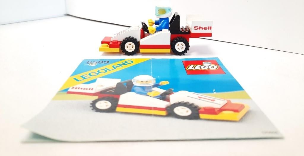 Lego Shell Sprint Racer 6503 (1988), Verzenden, Zo goed als nieuw, Complete set, Lego
