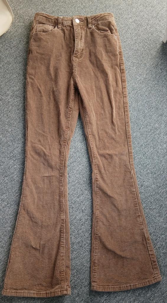 Corduroy flare broek, Kleding | Dames, Broeken en Pantalons, Bruin, Ophalen of Verzenden, Zo goed als nieuw, Maat 36 (S)