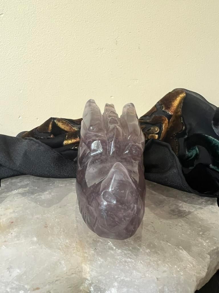 Draak schedel skull beschermt wijsheid passie 495 gram, Ophalen of Verzenden, Nieuw