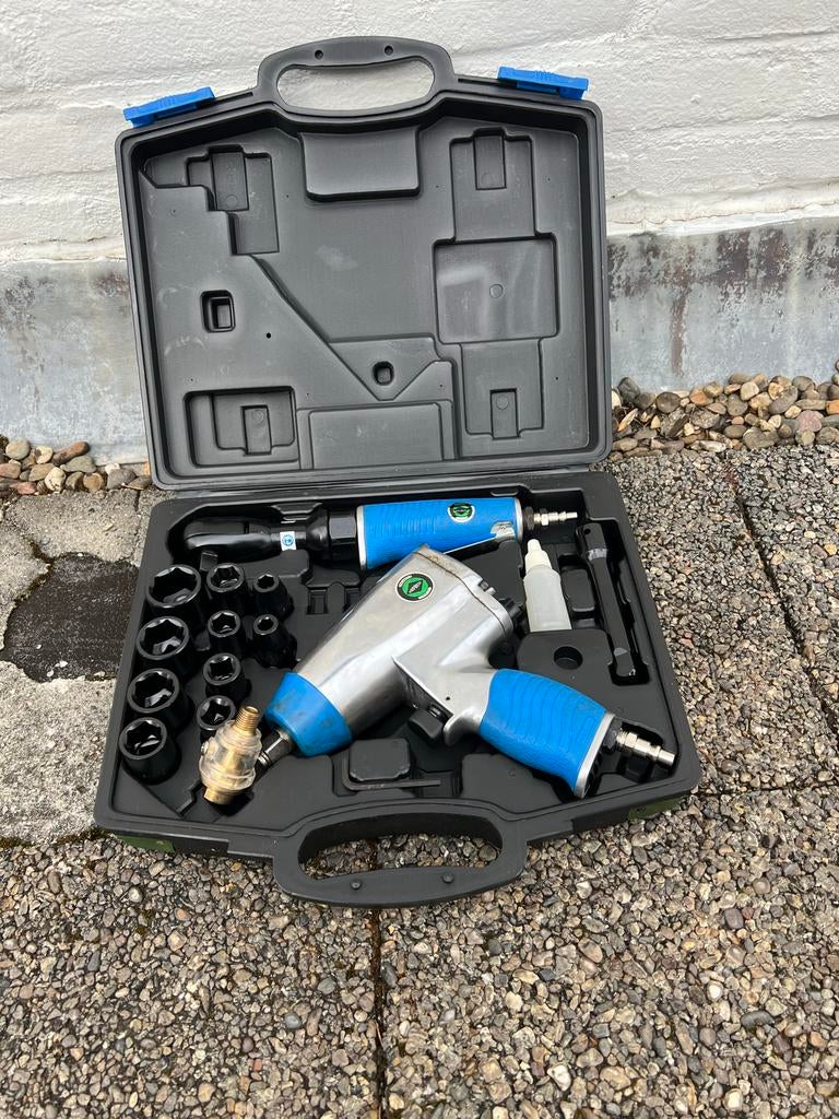 Luchtsleutel set met doppen en ratel, Ophalen of Verzenden, Gebruikt