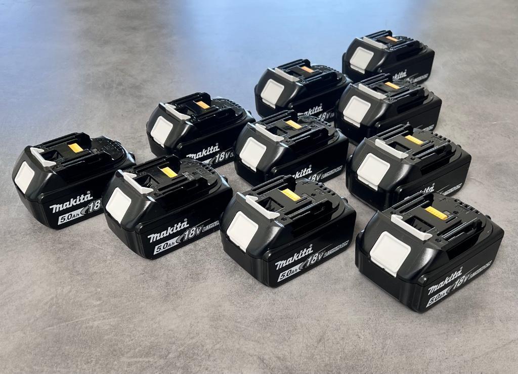 Makita BL1850B 18V 5.0Ah LXT Accu Li-ion LED Indicator 10x, Ophalen of Verzenden, Nieuw