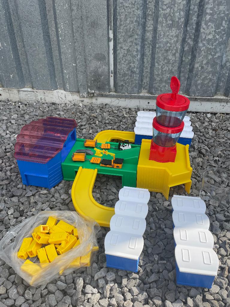 Vintage redbox 1999 airport vliegveld speelset speelgoed, Ophalen of Verzenden