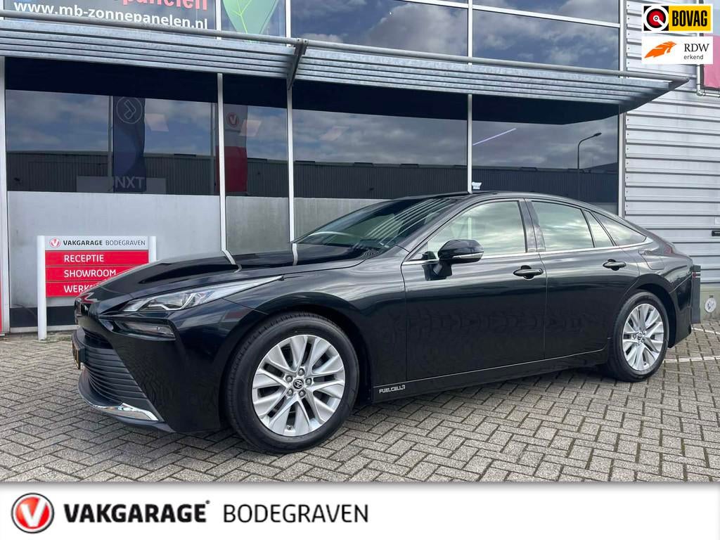 Toyota Mirai Dynamic / camera/ stoelverwarming / BTW auto, Automaat, Gebruikt, Overige brandstoffen, Zwart